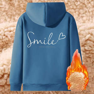 New Custom Printed Hooded <b>Men's</b> Solid Winter Zipper-Up <b>Sherpa</b>-Lined <b>Fleece</b> <b>Hoodie</b> 100% Cotton Thermal Breathable Windproof - Product Image 3