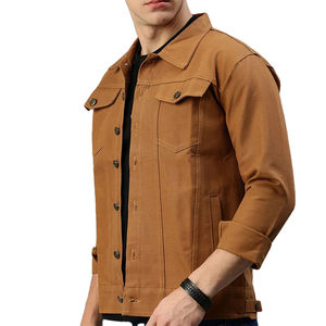 OEM superventas de desgaste activo hombres chaquetas de mezclilla de alta calidad OEM servicio sostenible superventas chaqueta para hombres personalizado - Product Image 1