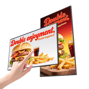 4K Ultra HD kỹ thuật số màn hình LCD màn hình PC tất cả trong một 65 inch Máy nghe nhạc quảng cáo treo tường phẳng <span class=keywords><strong>Wifi</strong></span> Android thông minh TV - Product Image 2