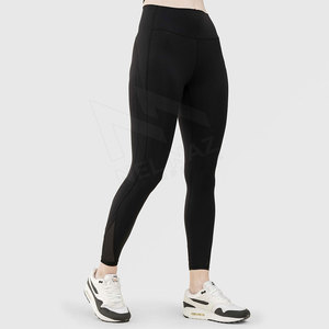 OEM New High-Waisted <b>Women's</b> Fitness <b>Leggings</b> Seamless Gym Yoga Pants with Pockets Solid <b>Pattern</b> Sports Clothing - Product Image 3