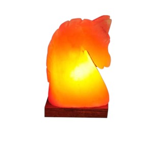 Sian Enterprises Lámpara con forma de caballo de cristal rosa de alta calidad Lámpara de animal tallada Feng Shui ecológica para decoración del hogar - Product Image 5