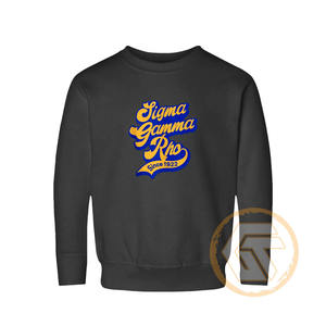 เสื้อสเวตเชิ้ตผ้าฟลีซคอตตอนคุณภาพสูงสำหรับผู้หญิง รุ่น Sigma Gamma Rho สำหรับฤดูใบไม้ร่วง/ฤดูหนาว ผลิตตามสั่ง เป็นมิตรกับสิ่งแวดล้อม แห้งเร็ว ระบายอากาศได้ดี - Product Image 4