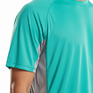 Rashguard unisexe à manches courtes UPF50, tissu 180g écologique et anti-humidité, conçu pour les arts martiaux, le grappling et les entraînements en salle de sport - Product Image 5