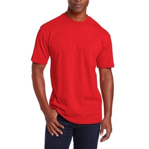 100% algodón pesado camiseta verano color sólido 230 G hombres blanco casual todo-fósforo cuello redondo otoño hombro manga corta - Product Image 1