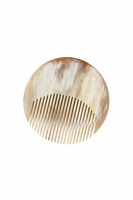 Peigne à cheveux élégant vintage fait main écologique de 13 cm en forme de corne, support décoratif unique pour salon et maison