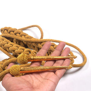 Aiguillette formelle de robe de cérémonie de couleur personnalisée | Aiguillettes de cordon d'épaule en gros pour les uniformes d'aspirant de marine - Product Image 5