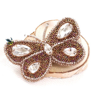 Latest Embroidered Beaded <b>Brooches</b> Custom Design Beaded <b>Brooches</b> Different Shapes Beaded <b>Brooches</b> - Product Image 5