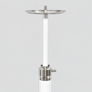 Ensemble de tour de présentation décorative en verre blanc de 74 cm, style moderne et minimaliste, pour hôtel, bar, club, avec logo personnalisé OEM - Product Image 3