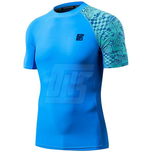 Chemise athlétique à manches longues Rash Guard pour hommes, adaptée aux activités de plein air et à l'entraînement en salle de sport - Product Image 1