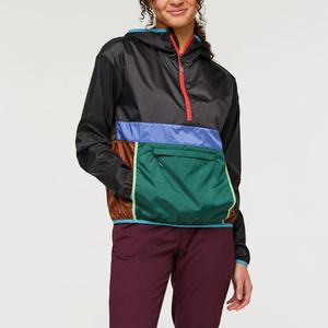 2024 chaqueta cortavientos informal de Invierno para mujer con capucha cierre de cremallera de talla grande logotipo personalizable y Color impermeable - Product Image 1