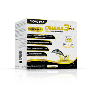 โอเมก้า 3 + วิตามินอี 70% แคปซูลซอฟเจลสารต้านอนุมูลอิสระ สำหรับผู้ใหญ่ - Product Image 1