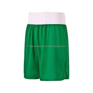 Shorts de combat Muay Thai imprimés par sublimation avec logo personnalisé sur le devant, durables, 100% polyester, pour le kick boxing - Product Image 4