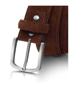 Cinturón de Cuero Clásico para Hombre con Hebilla de Aleación Resistente, Correa Ajustable Cómoda para Jeans Casuales y Pantalones Formales - Product Image 1