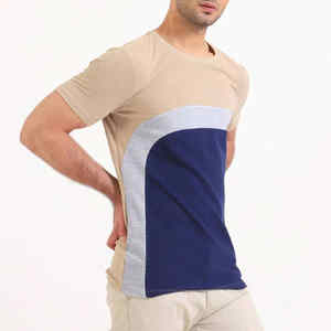 T-shirts à manches courtes et col rond pour hommes 100% coton Summer Wear T-shirts vierges les plus demandés en tissu éponge - Product Image 4