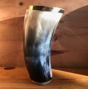 Unique Natural Horn Shot Glass Eco-Friendly Animal Style <b>Cup</b> for Wine Beer Whiskey - Product Image 4