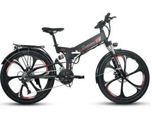 NUEVA Bicicleta Eléctrica Plegable de 26 Pulgadas con Motor en la Rueda Trasera, Batería de Litio, Cuadro de Aleación de Aluminio, Pantalla LCD, Bicicleta para Desplazamientos - Product Image 2
