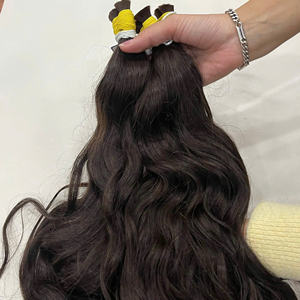 Extensiones de Cabello Humano Vietnamita Premium, Cabello Natural Ondulado para Trenzas, Cabello a Granel Sin Trama - Product Image 1