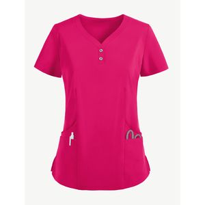 Ladies Nursing Uniform V Neck Top Pants Sets Nurse Custom Logo Sizes Colors Medical Hospital Wholesale Bulk Low Price Scrub Set - Product Image 4