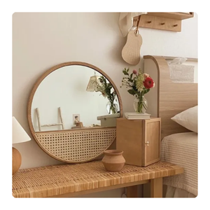 ESPEJO DE RATÁN DE LUJO DE ALTA CALIDAD PARA EL HOGAR DEL DORMITORIO PARA LA HABITACIÓN DE ESTILO TROPICAL, PRECIO BARATO - Product Image 5