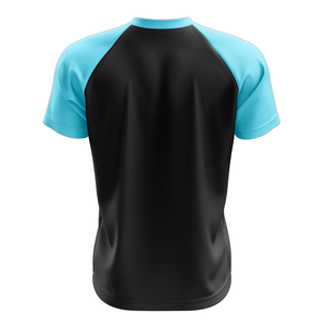 T-shirt personnalisé en maille à séchage rapide, col en V, pour le football, le sport, la gym, maillot court pour hommes - Product Image 6