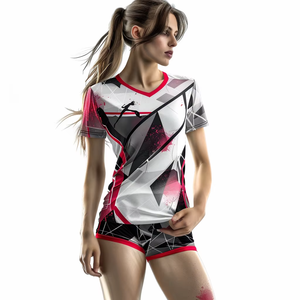 Venta al por mayor personalizado precio de fábrica niñas voleibol uniforme personalizado sublimación señoras voleibol Jersey mujeres voleibol uniforme - Product Image 2