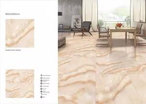 Crema Marfil กระเบื้องปูพื้นพอร์ซเลนขัดเงาดิจิทัลขนาด60x60ซม. 600x600มม. 24x24นิ้วคุณภาพสูงสำหรับอินเดีย - Product Image 4