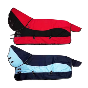 Couverture hivernale pour chevaux équestres Couverture de pluie standard imperméable Plusieurs couleurs Rose Rouge Marron Couleur disponible - Product Image 6