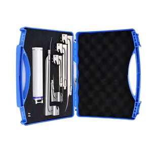 Handheld Stainless Steel Veterinary Diagnostic Injection Laryngoscope Reusable Flexible <b>Fiber</b> <b>Optical</b> <b>Light</b> Pig-HASHIR Model - Product Image 3