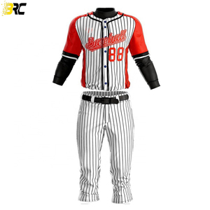 Uniforme de béisbol personalizado con impresión por sublimación, venta al por mayor, OEM - Product Image 3