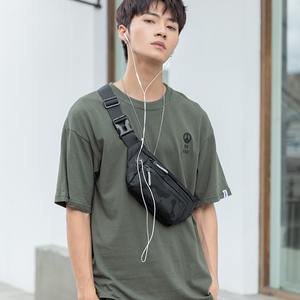 Sac de taille à logo personnalisable pour hommes et femmes Sac banane antivol pour sports de plein air avec fermeture à glissière Vente de voyage étanche - Product Image 1