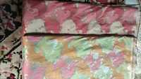 Tissus en soie brodée Banarasi de qualité supérieure, tissés à la main, avec des motifs floraux en jacquard doré métallique, tissu de couture en gros