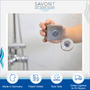 Offre exceptionnelle sur Mini porte-savon magnétique à ventouse antirouille de haute qualité avec capacité de charge de 50g à prix minimal - Product Image 6