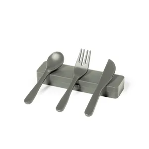 Set di Posate Sostenibili in Materiale Riciclato Florax per Campeggio all'Aperto e Utensili Ecologici - Product Image 4