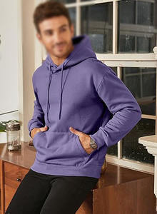 Fast Shipping Men's Purple <b>Hoodie</b> | Stylish & Comfortable Pullover <b>Trendy</b> Streetwear for All Seasons Soft Cotton <b>Hoodie</b> - Product Image 4
