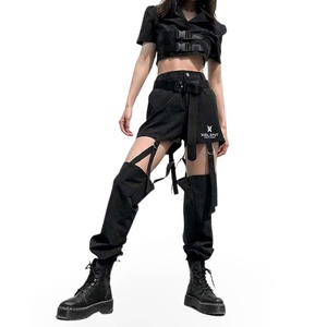 Pantalones Deportivos Holgados de Diseño Popular para Hombre CTTC, Pantalones Cargo con Múltiples Bolsillos y Revestimiento Impermeable para Mujer - Product Image 1