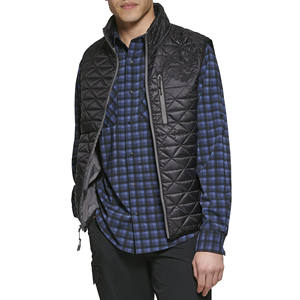 Vestes sans manches pour hommes sur mesure, vêtements de sport, légères, écologiques, couleur personnalisée, veste matelassée unie pour hommes, logo personnalisé - Product Image 4