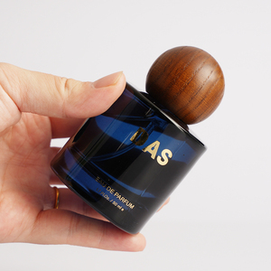 Flacon de parfum vide en verre rouge cramoisi opaque avec capuchon en alliage de zinc et base lestée, 30ml, 50ml, <span class=keywords><strong>100ml</strong></span>, avec boîte, pour revendeurs - Product Image 3