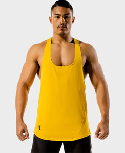 Camiseta sin mangas para hombre de primera calidad, chaleco de gimnasio de algodón transpirable personalizable con decoración de botones, chaleco de viaje a un precio - Product Image 6