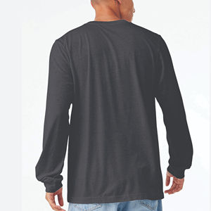 T-shirts de base T-shirts pour hommes personnalisés T-shirts surdimensionnés à manches longues T-shirts pour hommes vente en gros Fournisseur de t-shirts à manches longues Fabrication OEM - Product Image 4