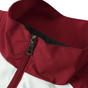 Laine Varsity avec manches en cuir PU veste pour hommes Chenille broderie Bomber veste Streetwear Patchwork broderie unisexe - Product Image 4