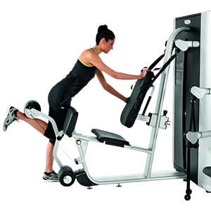 Appareil de musculation des cuisses Plurima Core remis à neuf pour les curls et extensions des jambes, équipement de renforcement des quadriceps et des ischio-jambiers pour les salles de sport et les studios - Product Image 3