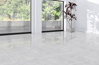 Keramik Porselen Poles Abu-abu Modern Anti-Slip Berkualitas Tinggi Koleksi Baru 600x600, Tampilan Batu, untuk Lantai, dari Vietnam