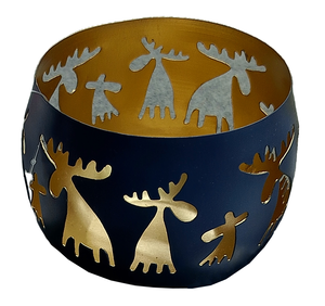 Soporte votivo de metal exclusivo y moderno para decoración del hogar y fiestas navideñas - Product Image 5