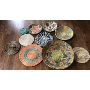 Plaques murales tissées écologiques artisanat de couleur personnalisée pour la décoration de chambre à coucher bon prix du fabricant du Vietnam - Product Image 6