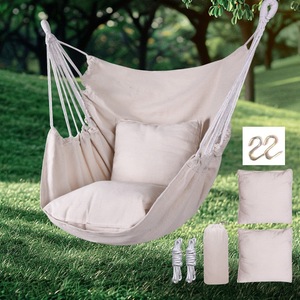Fauteuil <span class=keywords><strong>suspendu</strong></span> confortable |   Siège <span class=keywords><strong>suspendu</strong></span> confortable pour l'intérieur et l'extérieur, idéal pour la détente sur la terrasse, le balcon et dans la chambre - Product Image 6