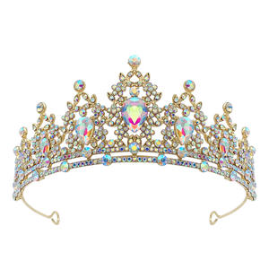 Diadèmes en cristal pour femmes, diadèmes et couronnes de mariage pour femmes, diadèmes pour fête d'anniversaire, <span class=keywords><strong>couronne</strong></span> de princesse, accessoires pour cheveux - Product Image 6