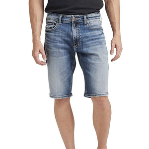Pantalones cortos de mezclilla para hombre con logotipo personalizado, hechos de algodón, para adultos, fabricados en Pakistán. - Product Image 1