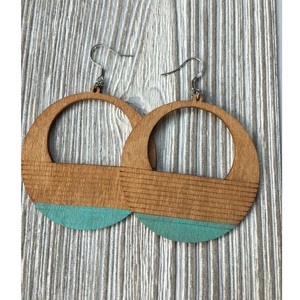 Boucles d'oreilles en bois Commande en gros du fournisseur - Product Image 4