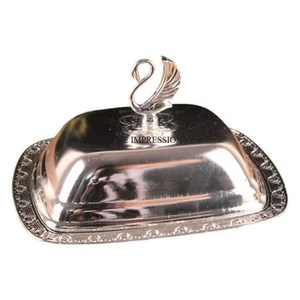 Mantequilla hecha a mano ecológica con forma personalizada de aluminio con tapa de vidrio, diseño moderno para uso doméstico y en restaurantes - Product Image 1