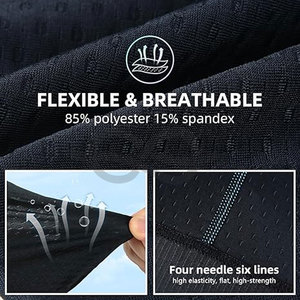 OEM Vente en gros Personnalisé Haute Qualité Séchage rapide Taille haute Cuissard à bretelles de cyclisme Hommes Impression par sublimation Conception de poches courtes - Product Image 3